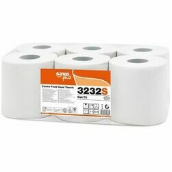 Celtex papīra dvieļi Centre Feed 2 kārtas 108m balti (6/288) (LV)