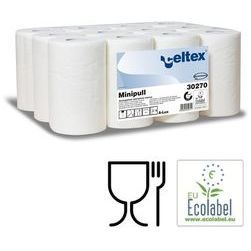 Celtex papīra dvieļi Minipull 2 kārtas 72m balti ar serdi (12/660) $ (LV)